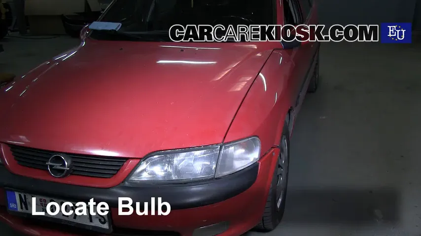 1998 Opel Vectra Estate DTI 2.0L 4 Cyl. Turbo Diesel Lights Turn Signal - Front (replace bulb)
